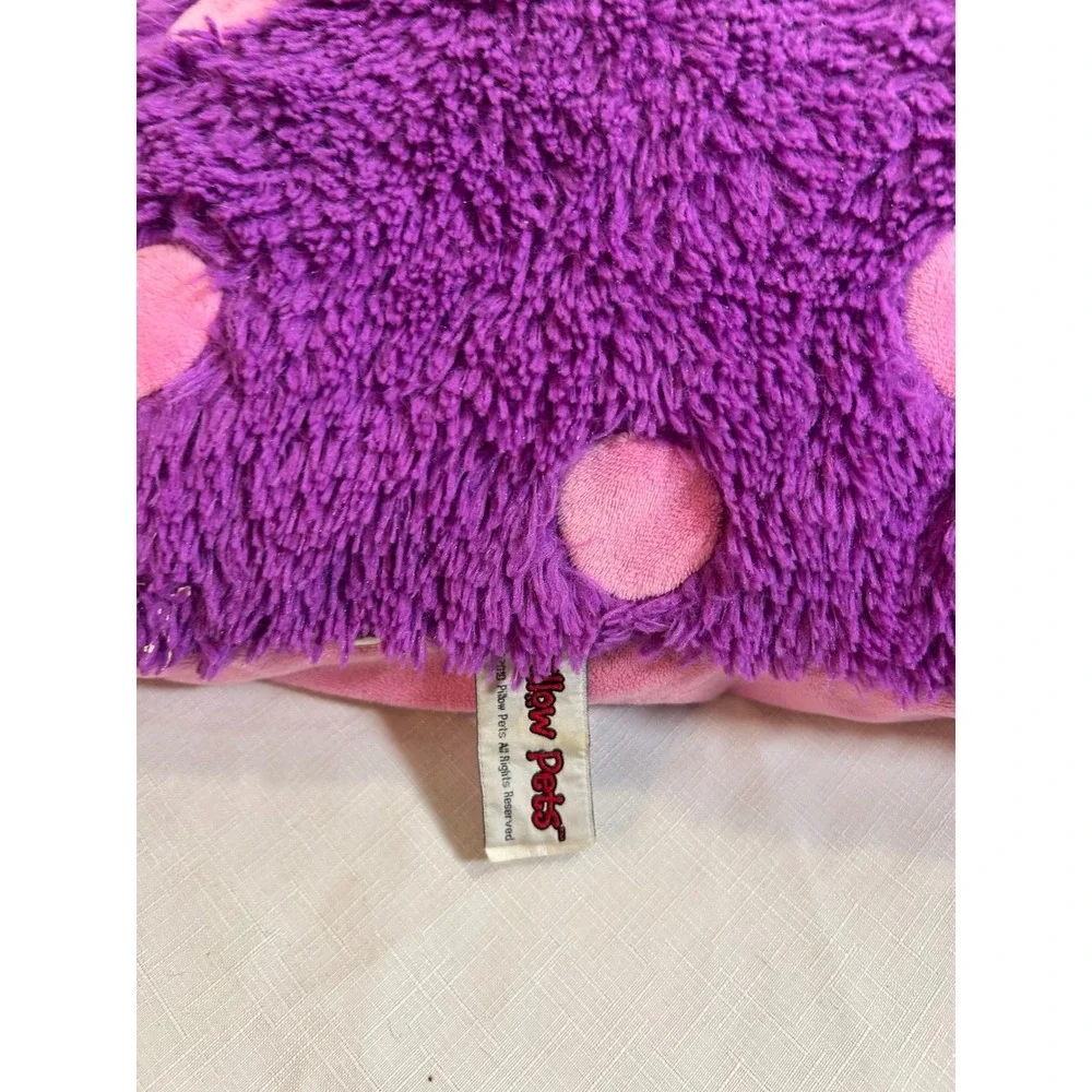 Pillow Pets Ladybug Plush 15in Purple Pink Polka Dot Limited Edition 2011 Kids